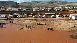 مخيم النا.حين في إدلب- سوريا. 