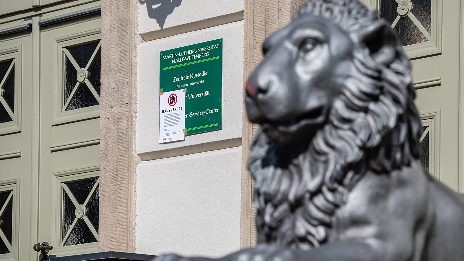 Hauptgebäude der Martin-Luther-Universität Halle, 18.03.2020