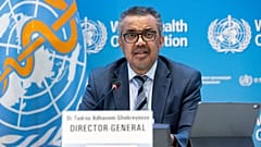 مدير منظمة الصحة العالمية تيدروس أدانوم غبرييسوس.