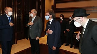 دیدار رجب طیب اردوغان با جامعه یهودیان ترکیه