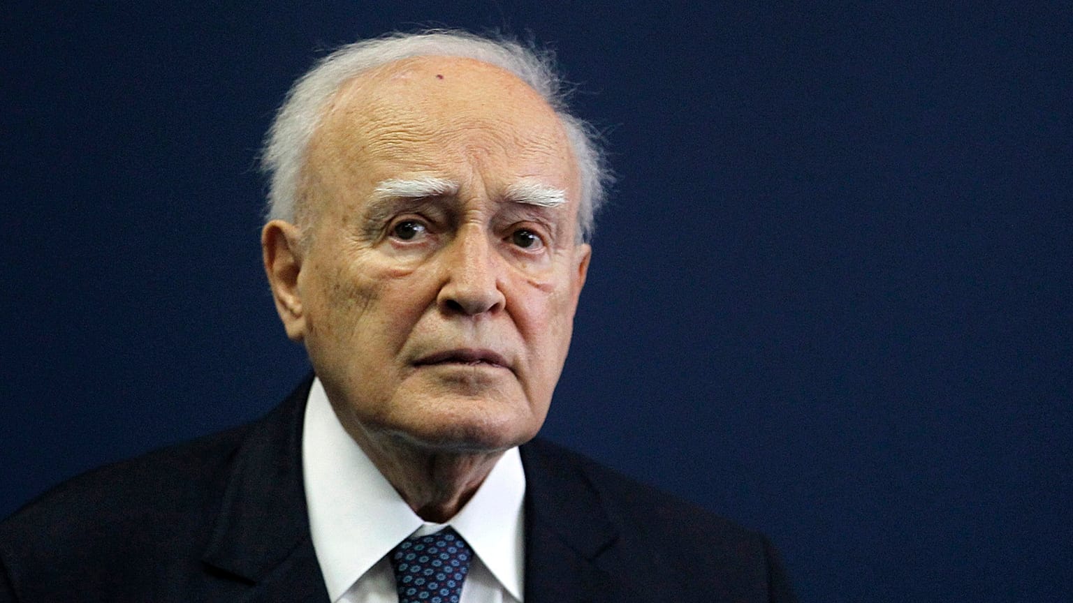 Former Greek president Karolos Papoulias in 2013