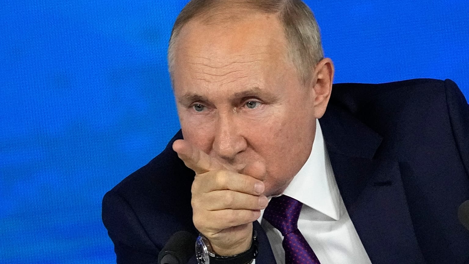 Vladimir Putin durante su rueda de prensa anual del pasado 23 de diciembre en Moscú