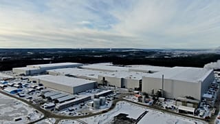 L'usine Northvolt à Skelleftea en Suède, image publiée le 29 décembre 2021 par l'entreprise
