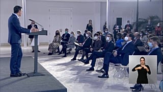 El presidente del Gobierno español, Pedro Sánchez