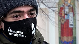 У здания Мосгорсуда собрались противники ликвидации "Мемориала"