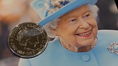 Neues Münzenset mit einer 5-Pfund-Münze zu Ehren der 70. Thronbesteigung der Queen