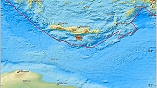 5,3 Ρίχτερ Νότια της Κρήτης