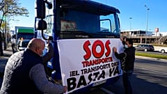 İspanya'da bir protesto gösterisi