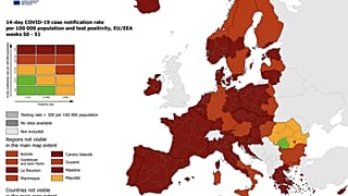 Στο βαθύ κόκκινο Κύπρος και Ελλάδα
