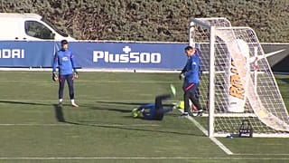 Entrenamiento del Atlético de Madrid