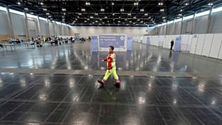 في مركز فيينا للتطعيم 