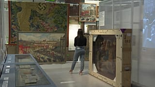 معرض للرسومات والتماثيل النازية للفنانين النمساويين في فيينا.