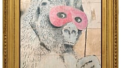 "Gorilla in a Pink Mask" is to be broken up and sold as NFTs in cross over between virtual and real life art