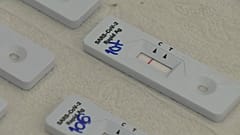 Longas filas no aeroporto de Lisboa para testes à covid-19