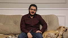 Zaki nach seiner Freilassung aus der Haft