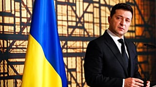Ο Ουκρανός πρόεδρος Βολοντίμιρ Ζελένσκι κατά τη διάρκεια πρόσφατης επίσκεψής του στις Βρυξέλλες
