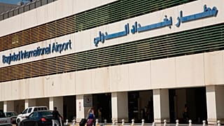 مطار بغداد في العراق.