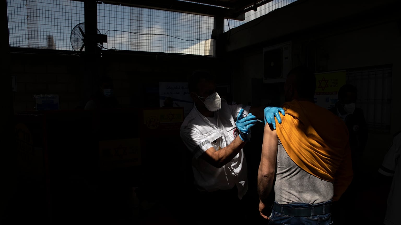 Un centro de vacunación contra la Covid-19