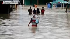 Floods in Indonesia, 3rd January 2022.