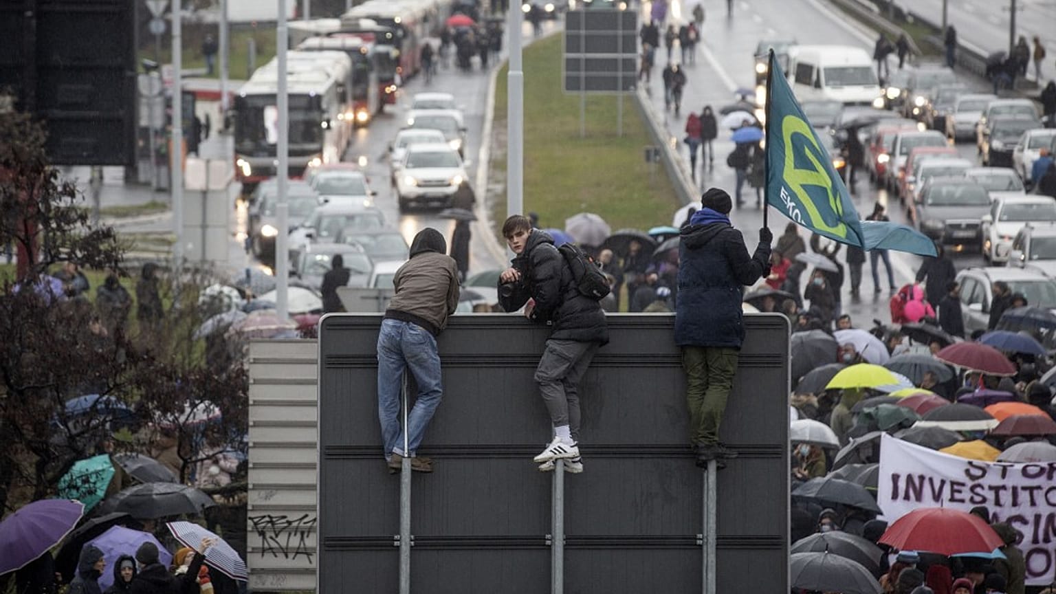 Protesto contra projeto de mina de lítio do gigante Rio Tinto (arquivo)
