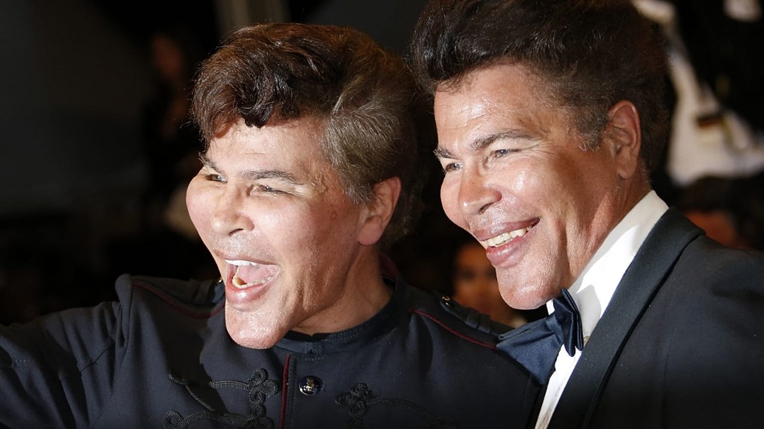 Archives : les frères Grichka et Igor Bogdanoff à Cannes, le 24/05/2013