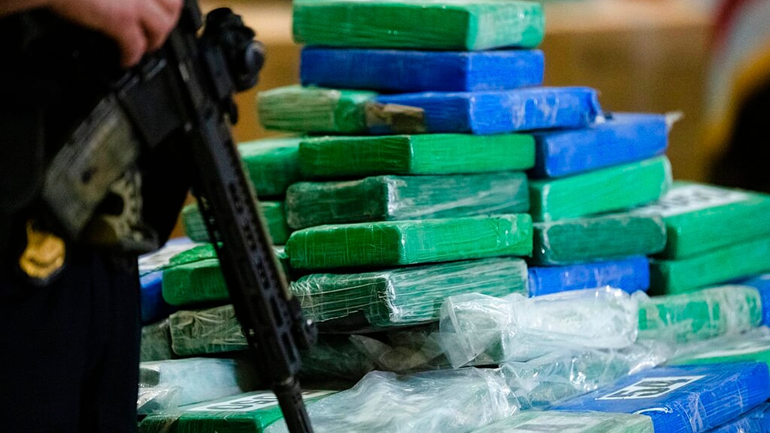 Cocaine seizure (file photo)