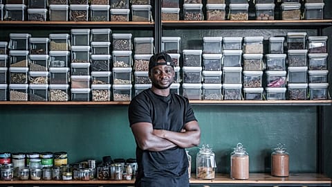 Dieuveil Malunga, the chef blending his traditional European gastronomy training with his African heritage