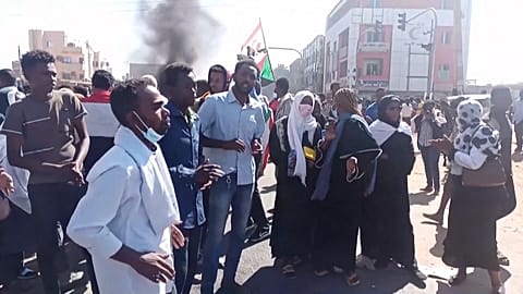 Proteste gegen das Militär im Sudan