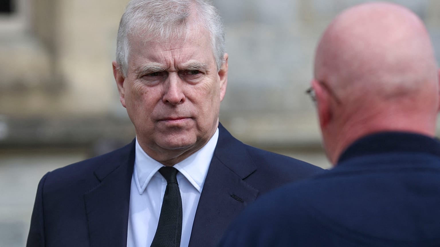 Prinz Andrew beim Besuch eines Gottesdienstes in Windsor, 11. April 2021.