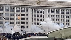 Protestos em Almaty