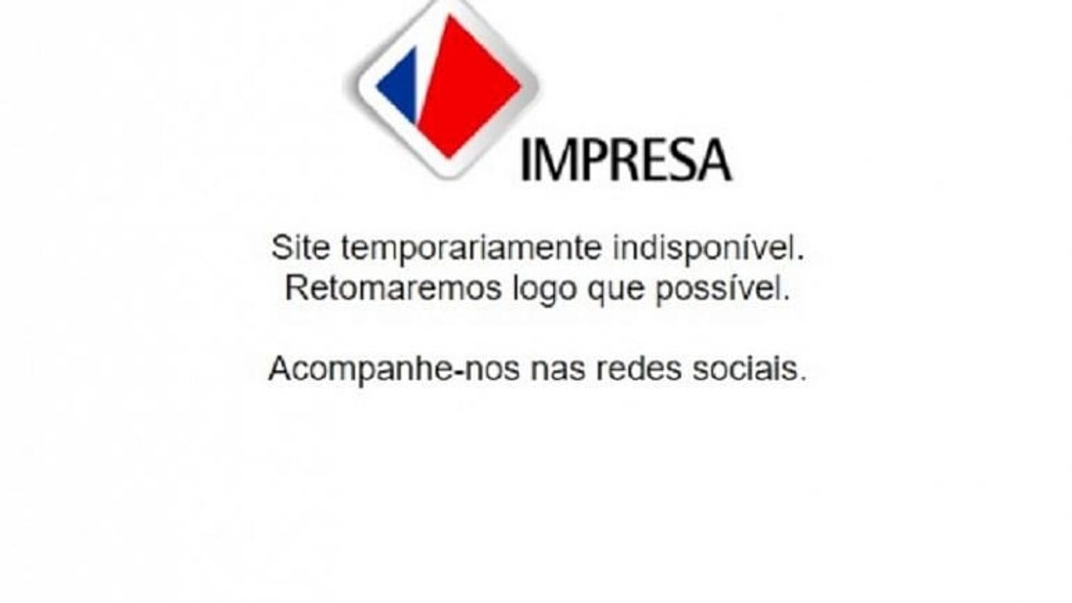 The media group's website temporarily unavailable.