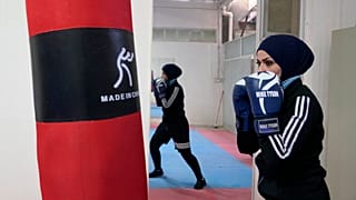  الملاكمة العراقية بشرى الحجار