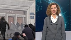 Asalto al ayuntamiento de Alamaty el 5/1/2022 / Beatriz Beiras, Euronews 