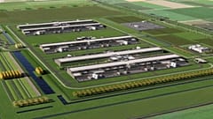 An artist’s impression of the site.