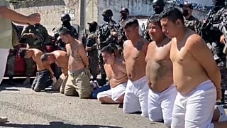 Ocho detenidos de la Mara Salvatrucha en El Salvador