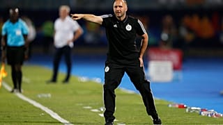 مدرب المنتخب الجزائري لكرة القدم جمال بلماضي