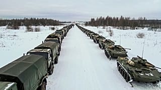 Militari russi verso il Kazakhastan