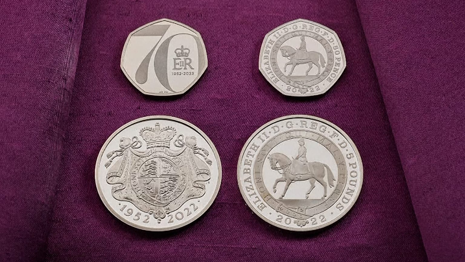 Two new coins have been added to The Royal Mint's latest collection celebrating the Queen's upcoming Platinum Jubilee