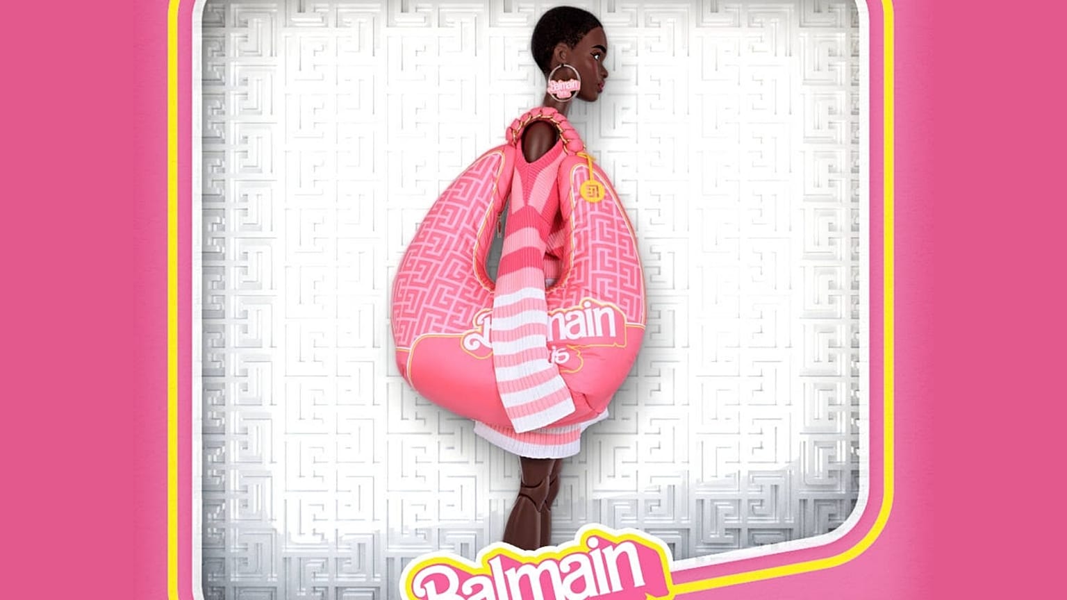 The Mattel icon's influence is dominant in Balmain's brand new collection