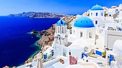 A church in Santorini, Greece