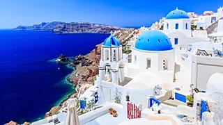 A church in Santorini, Greece