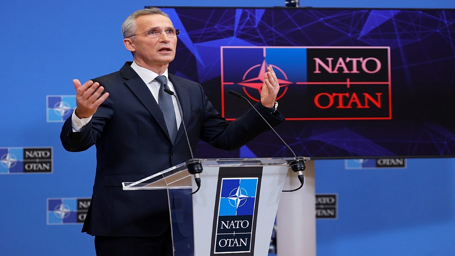 Le secrétaire général de l'Otan Jens Stoltenberg affirme que le risque d'un conflit avec la Russie est réel