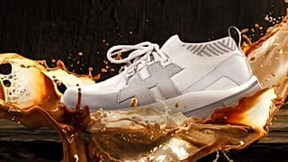 Finnish footwear firm Rens use coffee polyester yarn to produce their shoes