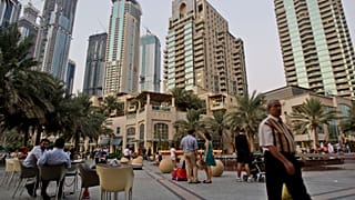 منطقة مارينا في دبي، الإمارات العربية المتحدة.