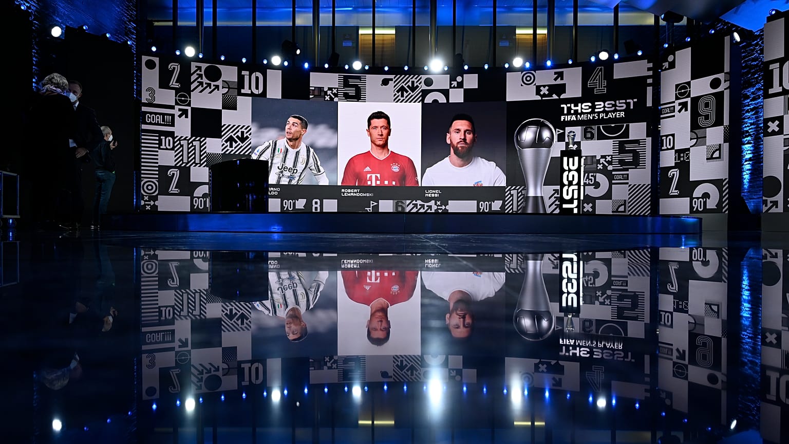 حفل توزيع جوائز لقب أفضل لاعب 2020  في زيورخ.