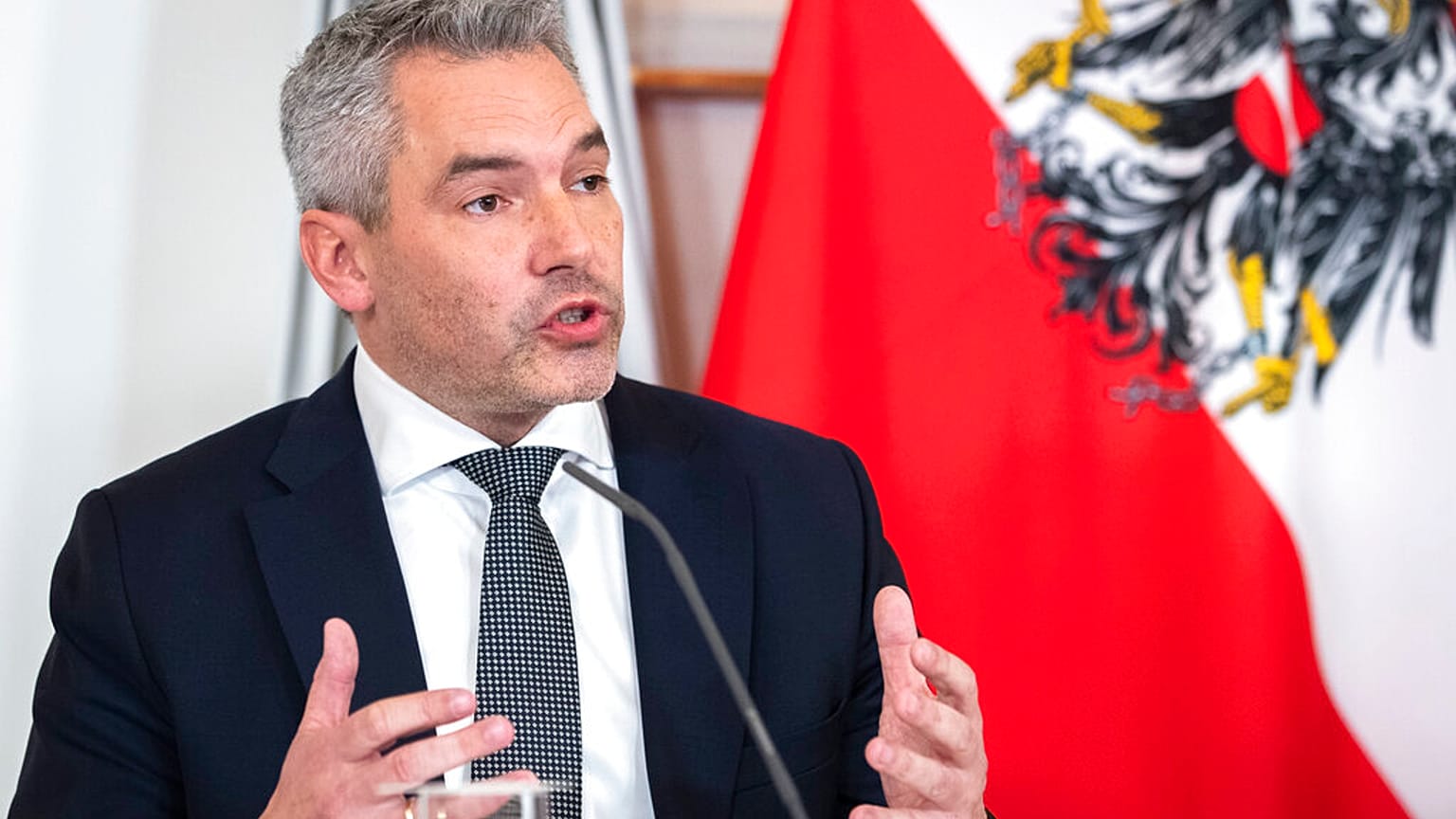 Ο Καγκελάριος της Αυστρίας Καρλ Νεχάμερ