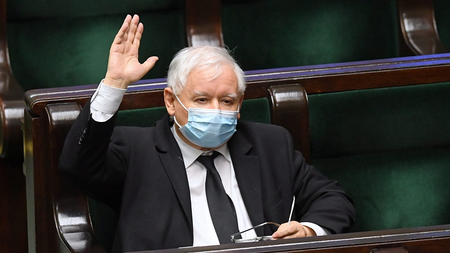 Archív felvétel: Jaroslaw Kaczynski, a kormányzó Jog és Igazságosság Pártjának (PiS) elnöke a szejm ülésén