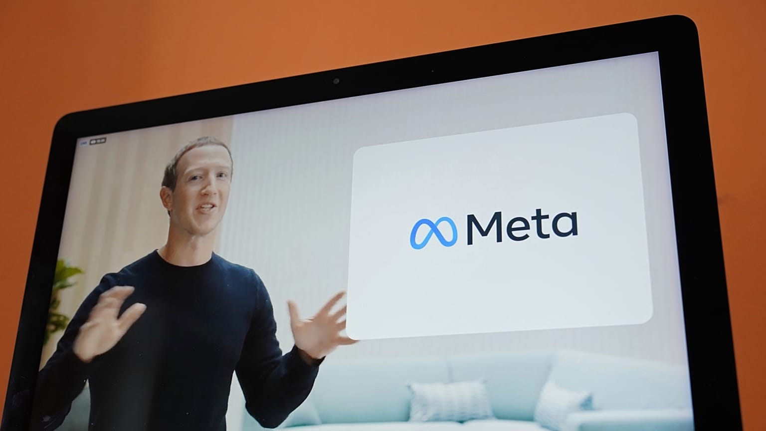 Mark Zuckenberg tavaly október végén, a cég új nevének bejelentésekor
