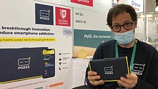 El director general de POZZZ presenta su bolsillo inteligente contra la adicción al teléfono