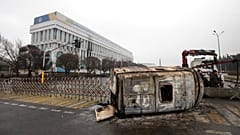 Zeugnisse der Unruhen in Kasachstan